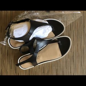 BCBG Jerrie T-Strap Sandals (tried on only)